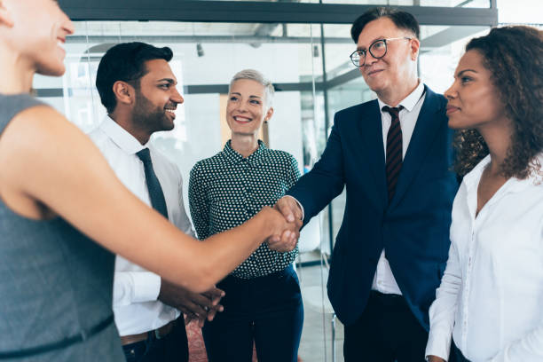 istock Handshake of business People 1192029749