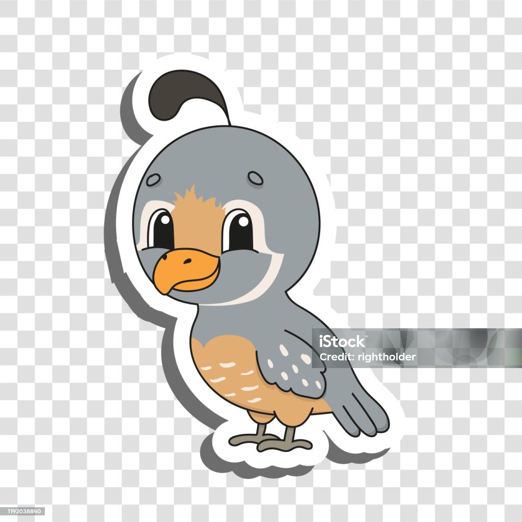 Cute Cartoon Character Colorful Vector Illustration Isolated On Transparent  Background Template For Your Design Books Stickers Posters Cards Clothes  Stock Illustration - Download Image Now - iStock