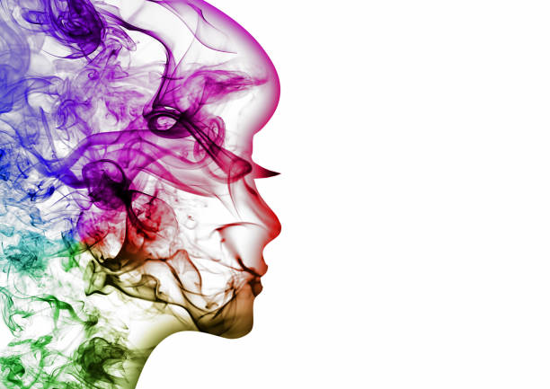istock Abstract woman profile silhouette 1192042710