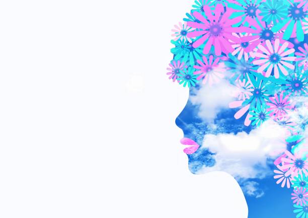 istock Abstract woman profile silhouette 1192042722
