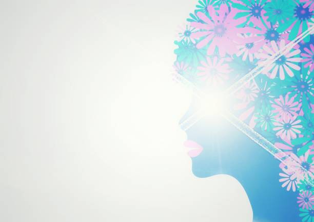 istock Abstract woman profile silhouette 1192042741