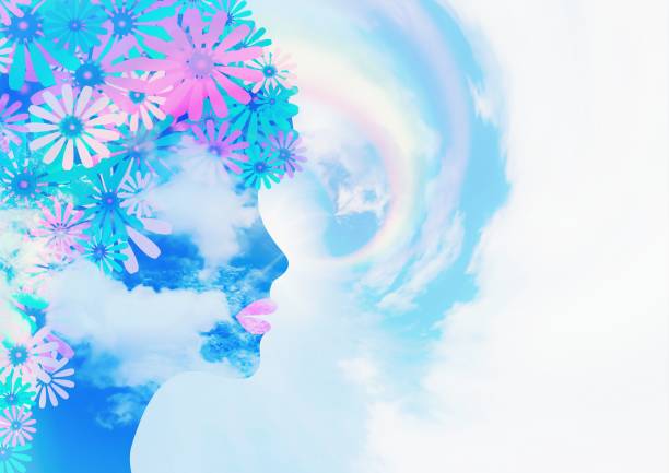 istock Abstract woman profile silhouette 1192042887