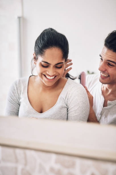 istock I love your hair this way, babe 1192048095
