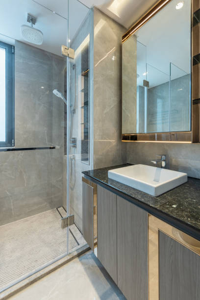 istock Modern city apartment bathroom 1192050734
