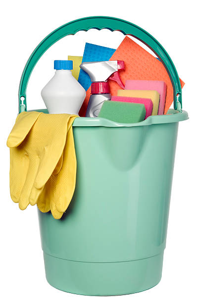 istock Bucket filled with cleaning industry tools 119205333