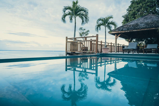istock Luxury Villa with Terrace and Infinity Pool with Ocean Views 1192057231