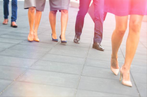 istock Business people walking outside the office 1192060469