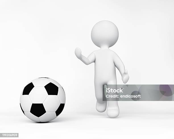Persone Che Giocano A Calcio Sport - Fotografie stock e altre immagini di Adulto - Adulto, Allenamento, Attività