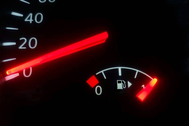 istock Fuel Gauge, Full Tank, Car Fuel Display 1192073045
