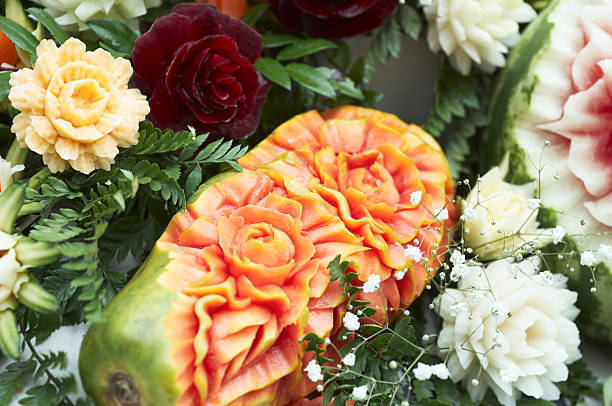 istock Elegant food carving 119207334