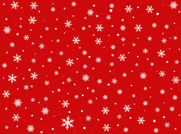 snowfall seamless pattern seamless pattern of snowflakes winter snowdrift stock illustrations