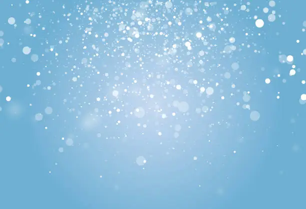 Vector illustration of winter snow burst