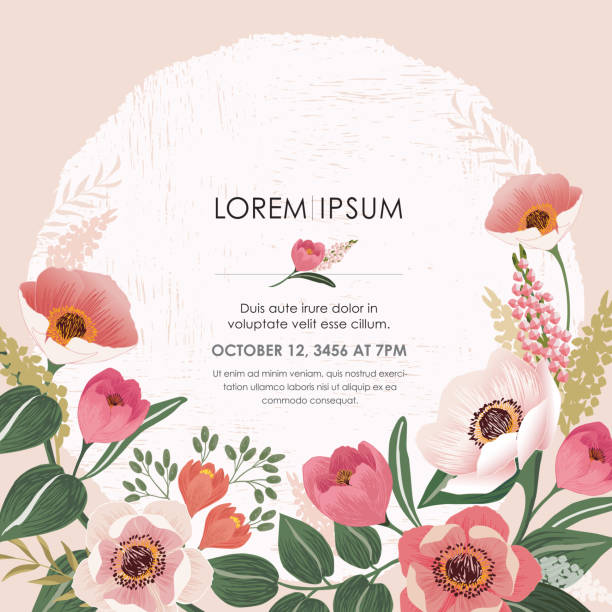 istock Vector illustration of a beatiful floral bouquet in spring for Wedding, anniversary, birthday and party. 1192079094