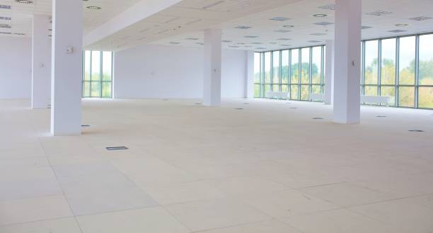 istock Interior of empty corridor in new office 1192080284