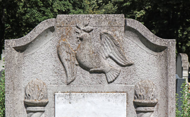 istock Tombstone in the public cemetery 1192088597