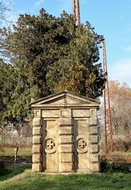 istock Old crypt in the public cemetery 1192088709
