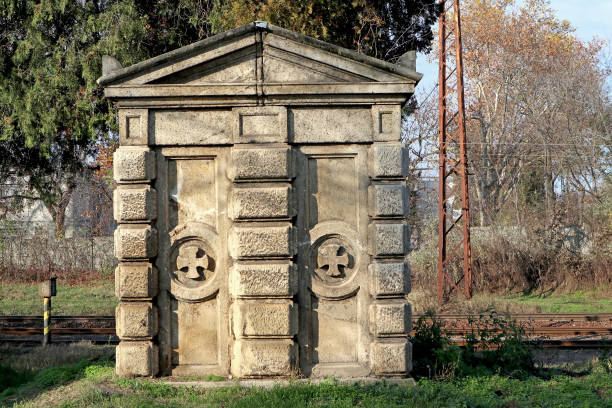 istock Old crypt in the cemetery 1192088716
