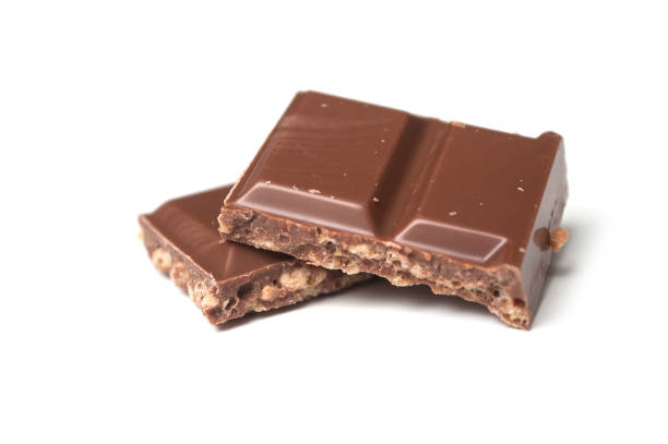 istock milk puffed rice chocolate blocks on white background 1192090593