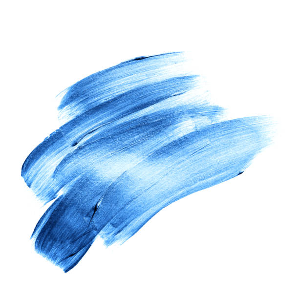 istock Beautiful textured blue melallic strokes 1192091924