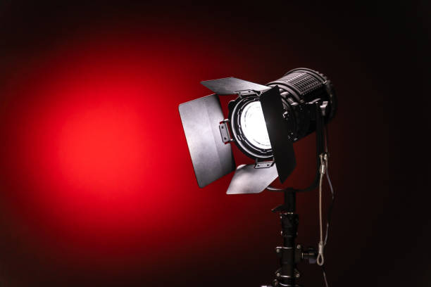 istock LED Spotlight with Fresnel lens and protective shutters 1192102008