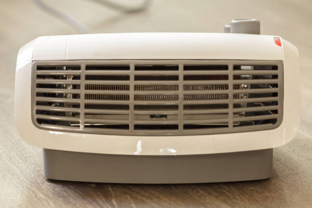 istock Modern home electric fan stove 1192103374