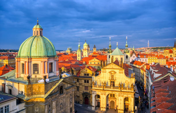 istock Rooftops in Prague, Czech Republic. 1192103464
