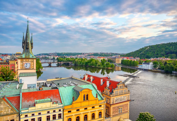 istock Rooftops in Prague, Czech Republic. 1192103478