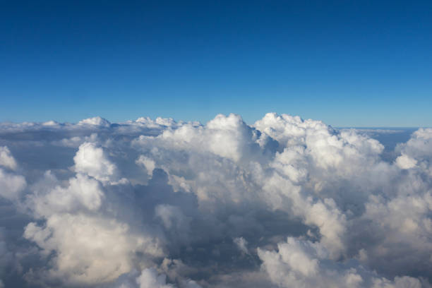 istock View from airplane window to see sky 1192105988