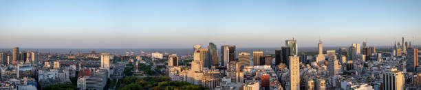 istock Panoramic image of Buenos Aires in the evening light 1192106373