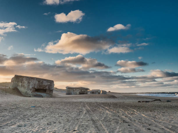 istock Bunker from WW2 on a Danish beach in Thyboroen, Denmark 1192109386