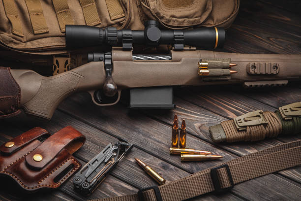 istock modern bolt carbine isolated on white background 1192109824