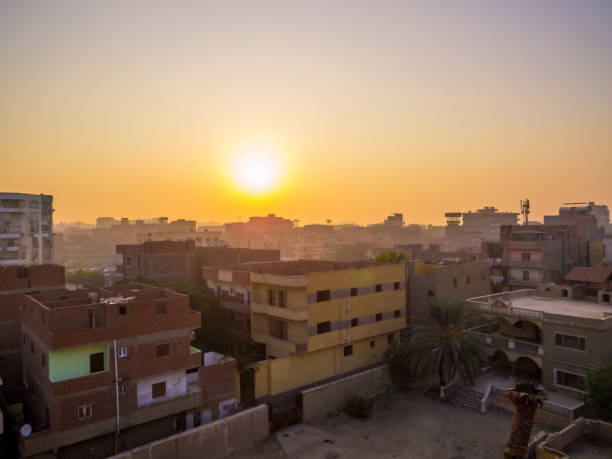 distrito de giza, el cairo, egipto - cairo egypt africa night fotografías e imágenes de stock