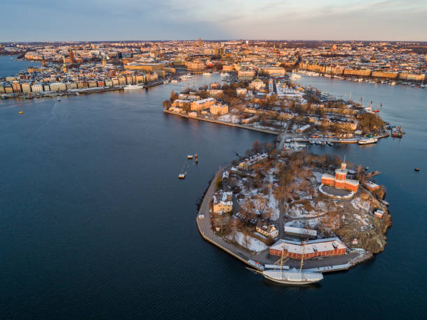 istock Aerial view over Stockholm 1192114895
