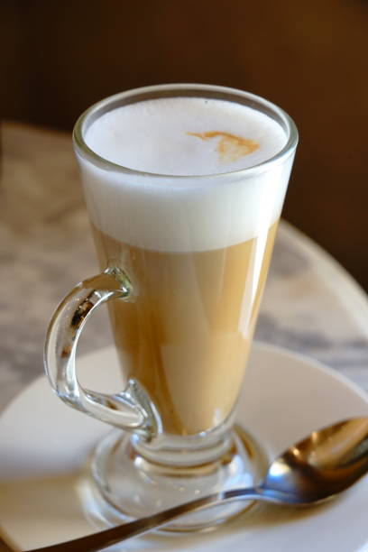 istock Art latte a cup of hot coffee 1192118300