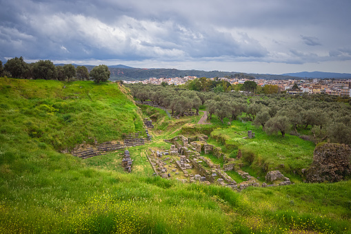 Archaeological site of Sparta was a prominent city-state in ancient Greece. In antiquity, the city-state was known as Lacedaemon (Λακεδαίμων, Lakedaímōn), while the name Sparta referred to its main settlement on the banks of the Eurotas River in Laconia, in south-eastern Peloponnese. Around 650 BC, it rose to become the dominant military land-power in ancient Greece.