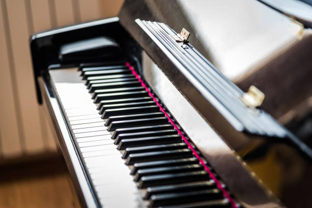 istock Piano beyboard close up. Music concept. 1192121020