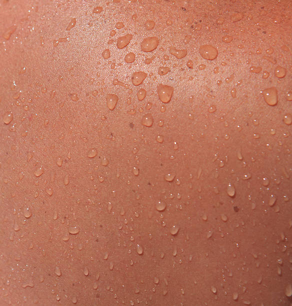 istock Water drops on skin 119212282