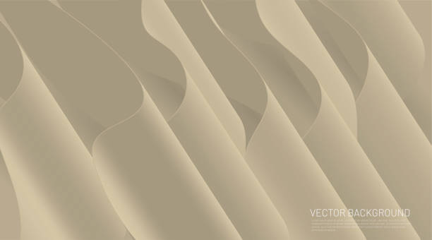 Modern line wave vector background. Wave brown texture design concept. Vector illustrations for wallpapers, banners, backgrounds, etc. Modern line wave vector background. Wave brown texture design concept. Vector illustrations for wallpapers, banners, backgrounds, etc. architecture curve stock illustrations