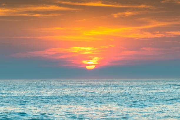 istock Smoke Haze Sunrise Seascape 1192124517
