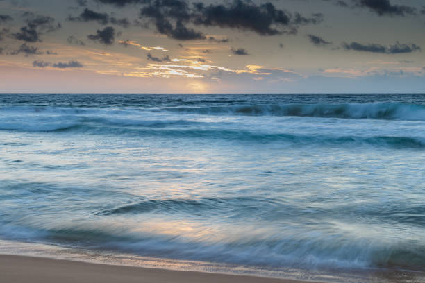 istock Clouds, sea and surf sunrise seasape 1192124561