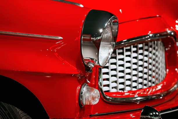 istock Fragment of Retro Car 1192128405