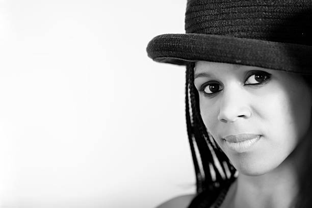 Studio shot of young beautiful woman
