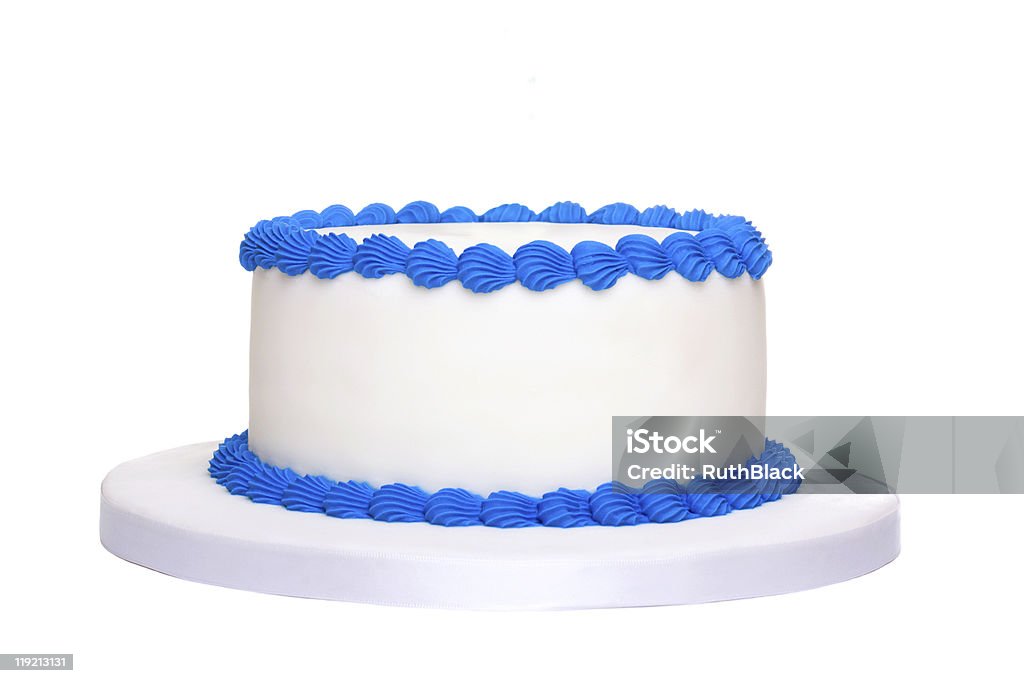 Blank Gâteau d'anniversaire - Photo de Pâtisserie libre de droits