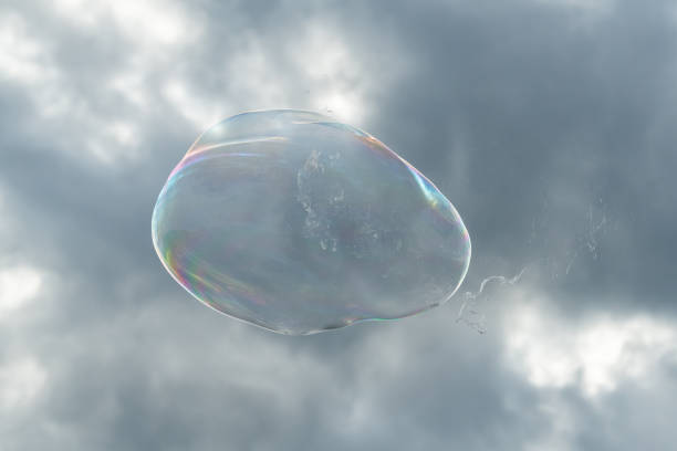 istock soap bubble in front of a partly cloudy sky 1192132169