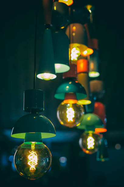 istock Beautiful modern chandeliers 1192132258
