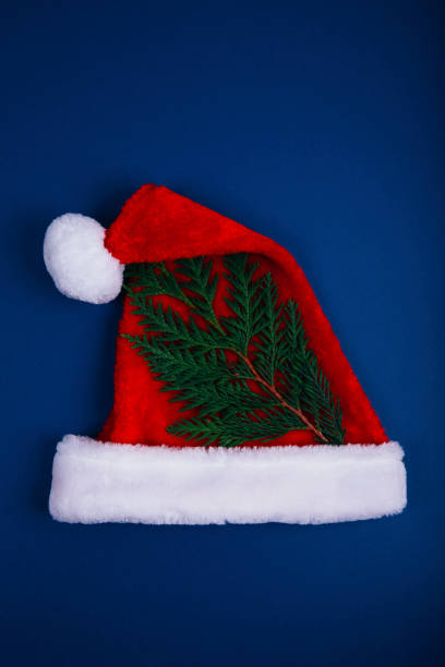 istock Bright red Santa Claus hat 1192132925