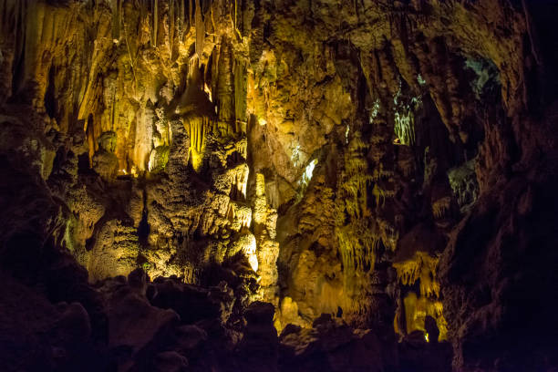 istock Stalactites and stalagmites in cave 1192135050