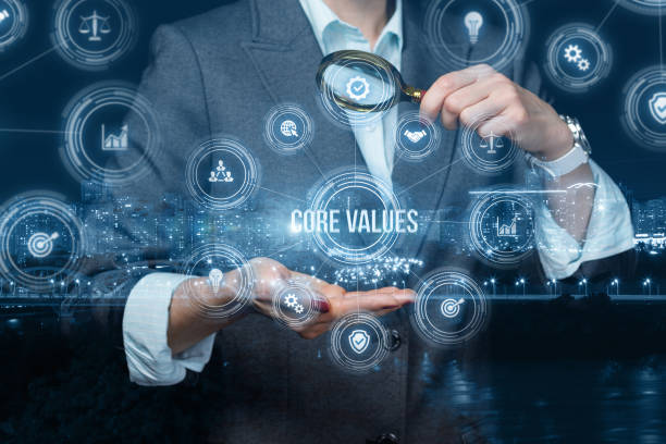 istock Search of core values in business. 1192137408