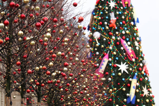 istock Christmas decorations on Red square in Moscow 1192137587