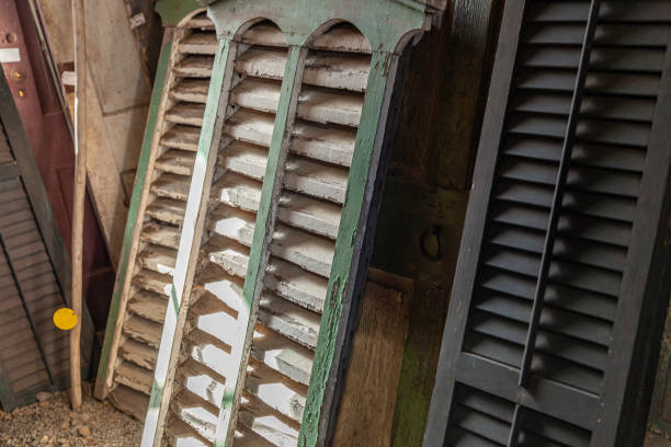 Restoration millwork and shutters in a great junk shop